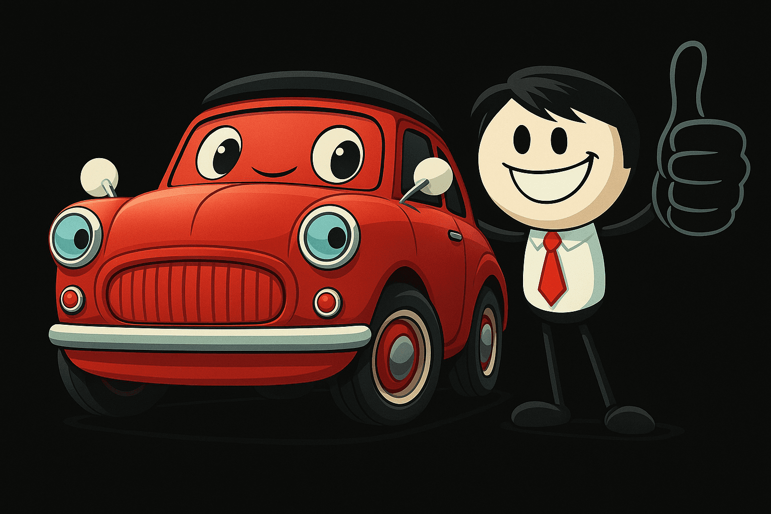 Two cars being compared